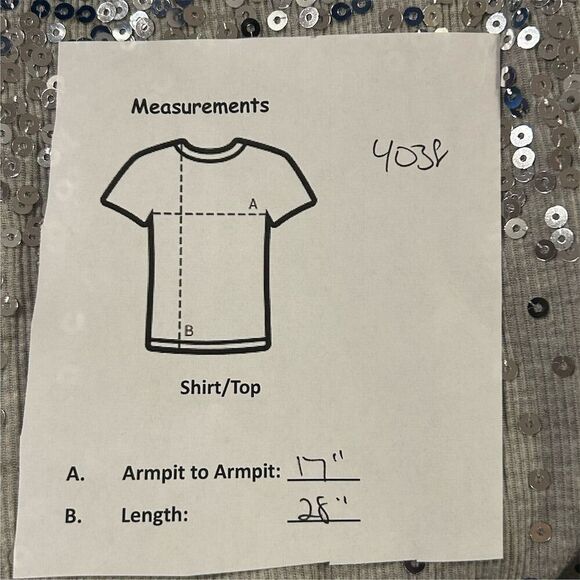 Wet Seal Women's XL Silver Sequin Sleeveless Tank Top Party Wear - Picture 8 of 8